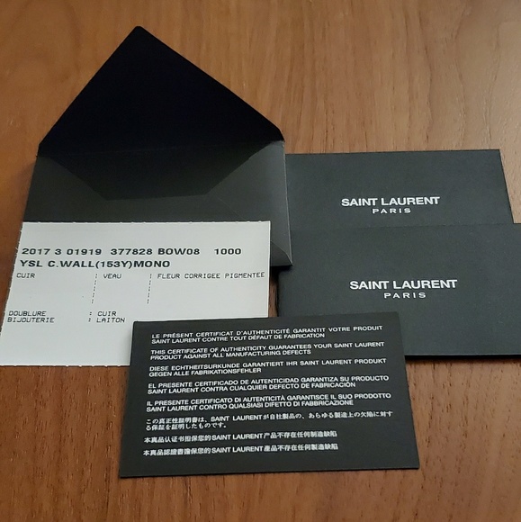 YSL MONOGRAM CHAIN WALLET - Picture 2 of 9